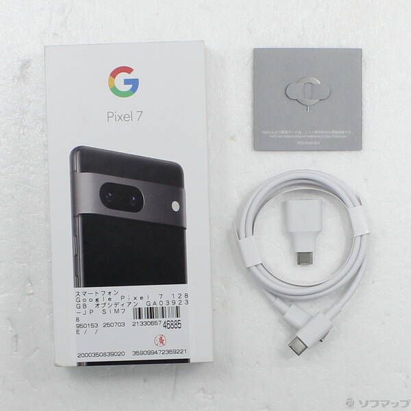 中古品〕 Google Pixel 7 128GB オブシディアン GA03923-JP SIMフリー