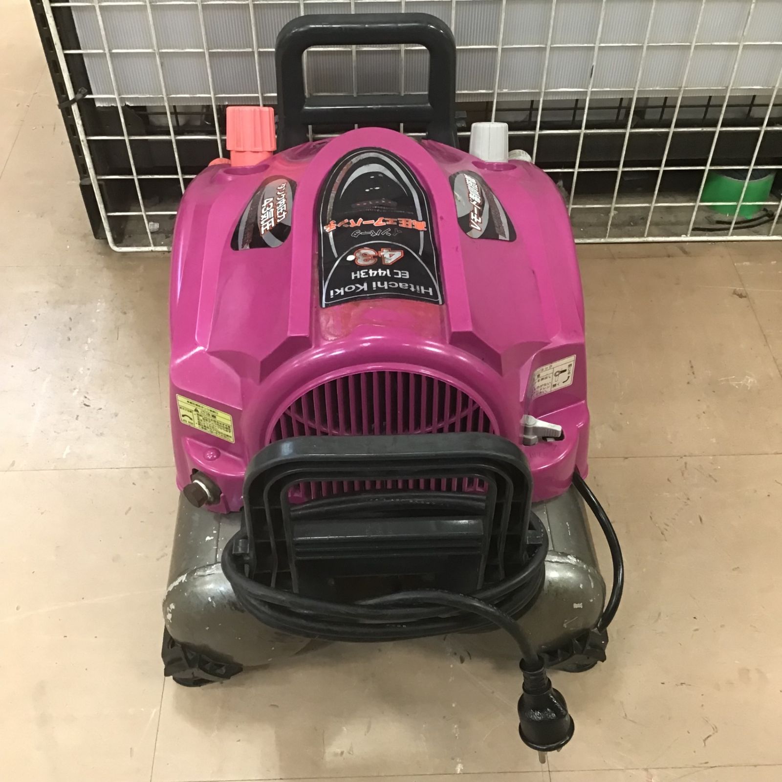 ☆ハイコーキ(HIKOKI ※旧:日立工機) エアコンプレッサー EC1443H【草加 