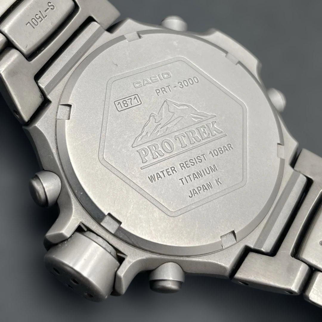 CASIO PRO TREK PRT-3000 チタニウム鋼 【公式通販】