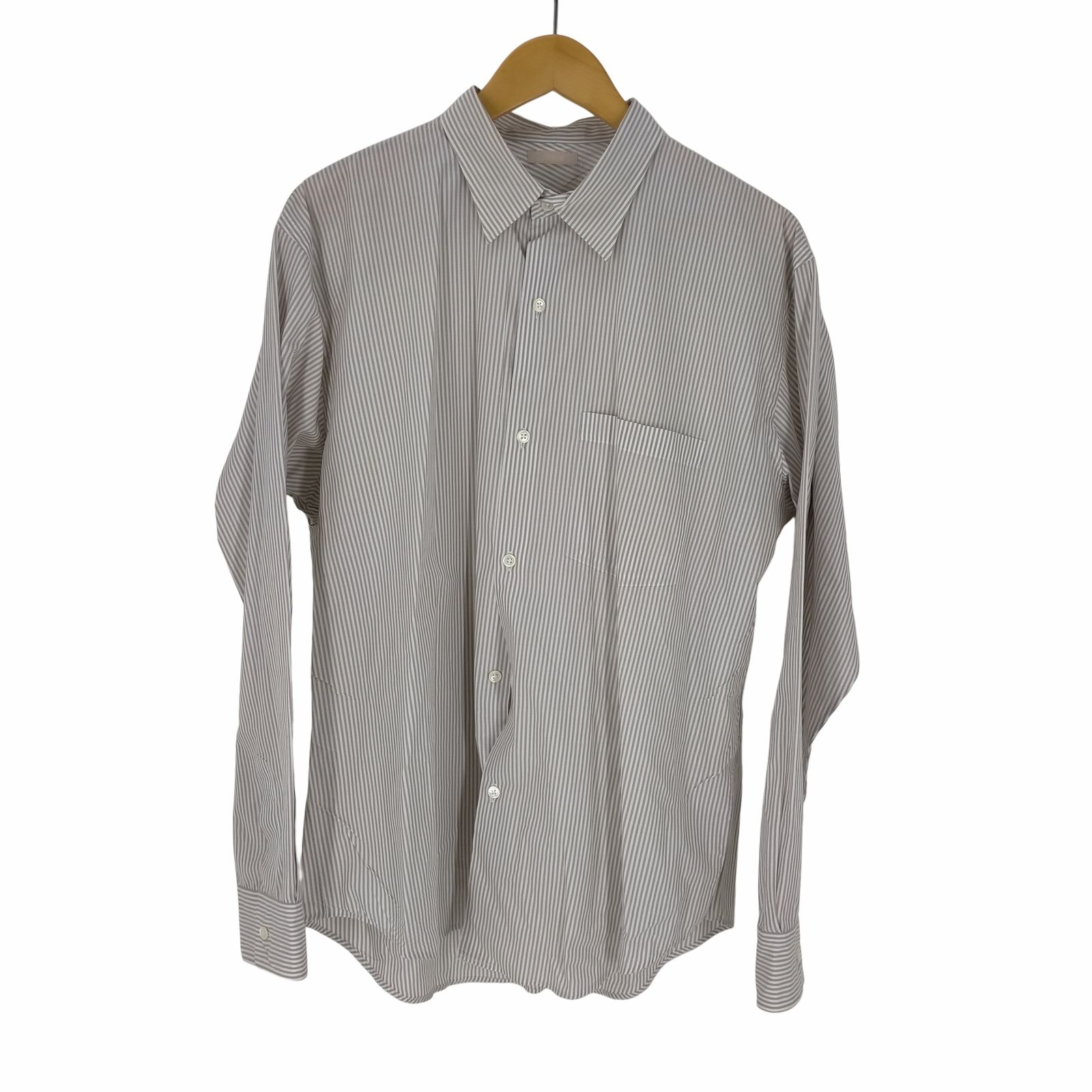 アルテリア ULTERIOR SIC STRIPE OVERLAID SHIRT ストライプ オーバーレイドシャツ メンズ JPN：4