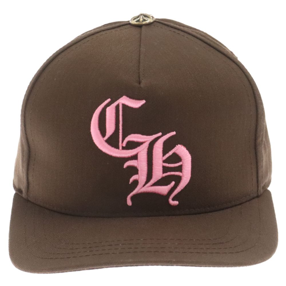 CHROME HEARTS ベースボールキャップ ホワイト/ピンク CHROME HEARTS