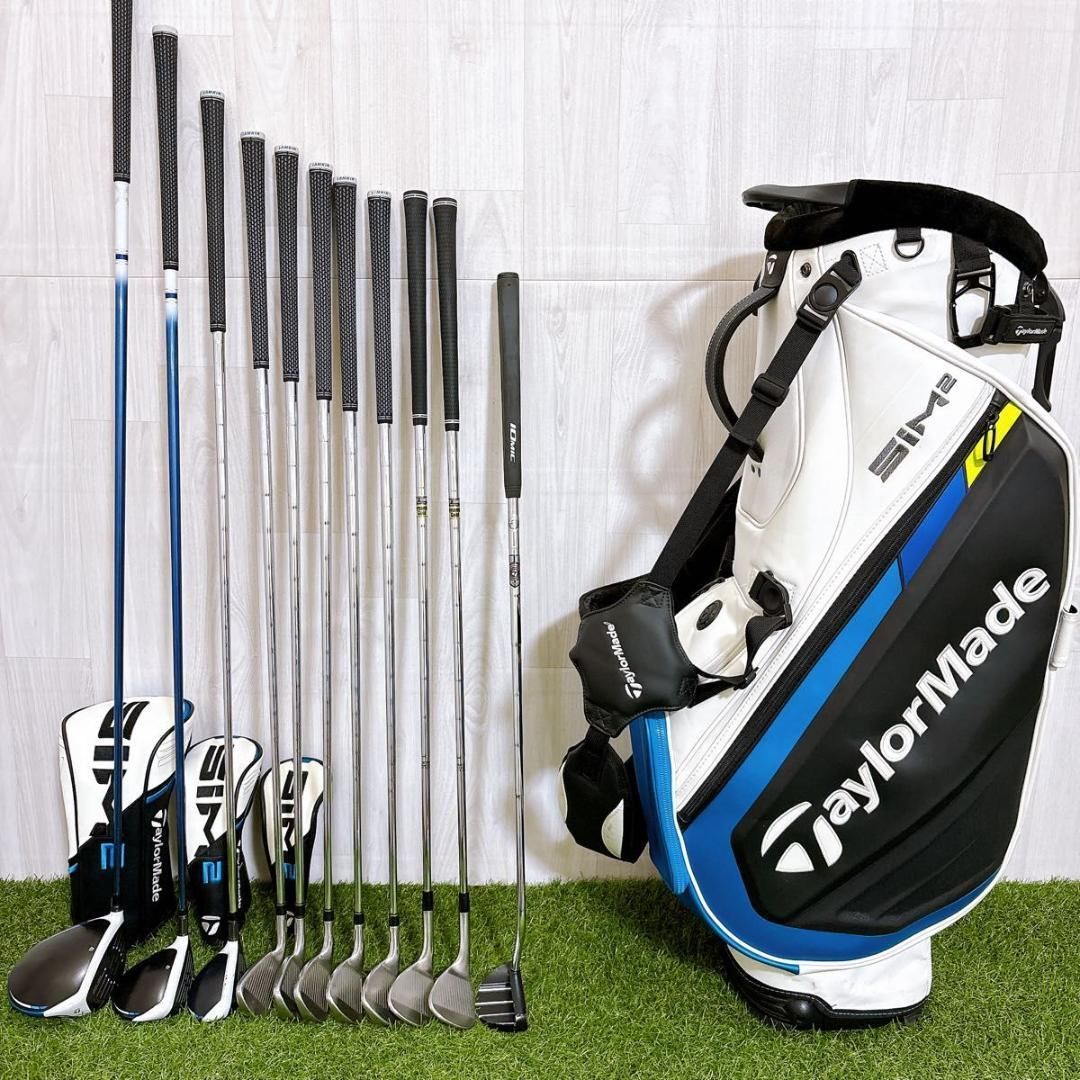 名器 テーラーメイド SIM2 MAX シムツーマックス メンズゴルフセット S テーラーメイド シム2 マックス R11メンズゴルフセット ジャックバニー