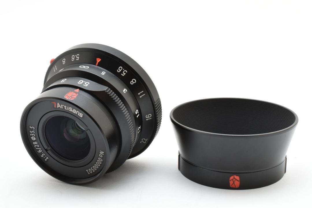 ☆超希少・極上品☆七工匠 7artisans 28mm f5.6 leica Mライカ #1318