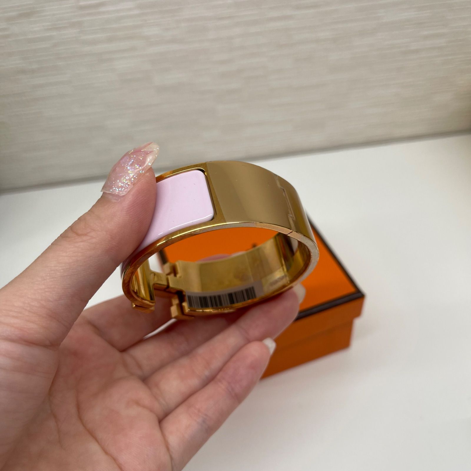 新品】【未使用品】HERMES エルメス クリック クラック エナメル