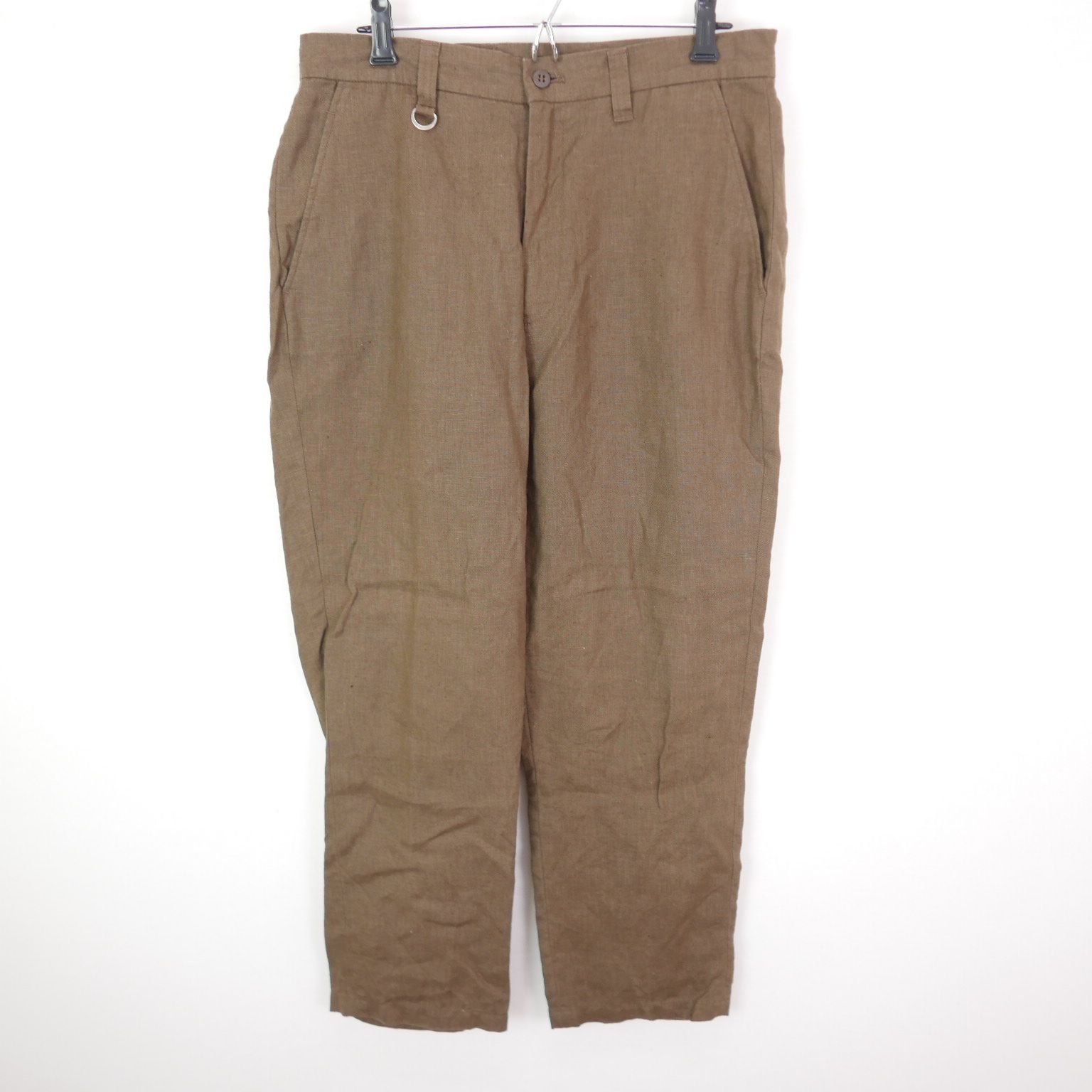 21SS SOPHNET. ソフネット LINEN HIGH RISE CROPPED SLACKS メンズ ...