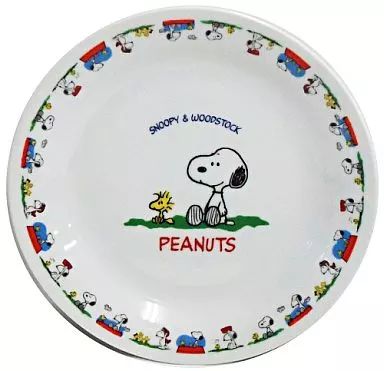 中古】皿・茶碗(キャラクター) スヌーピー 絵皿 「セブンイレブン