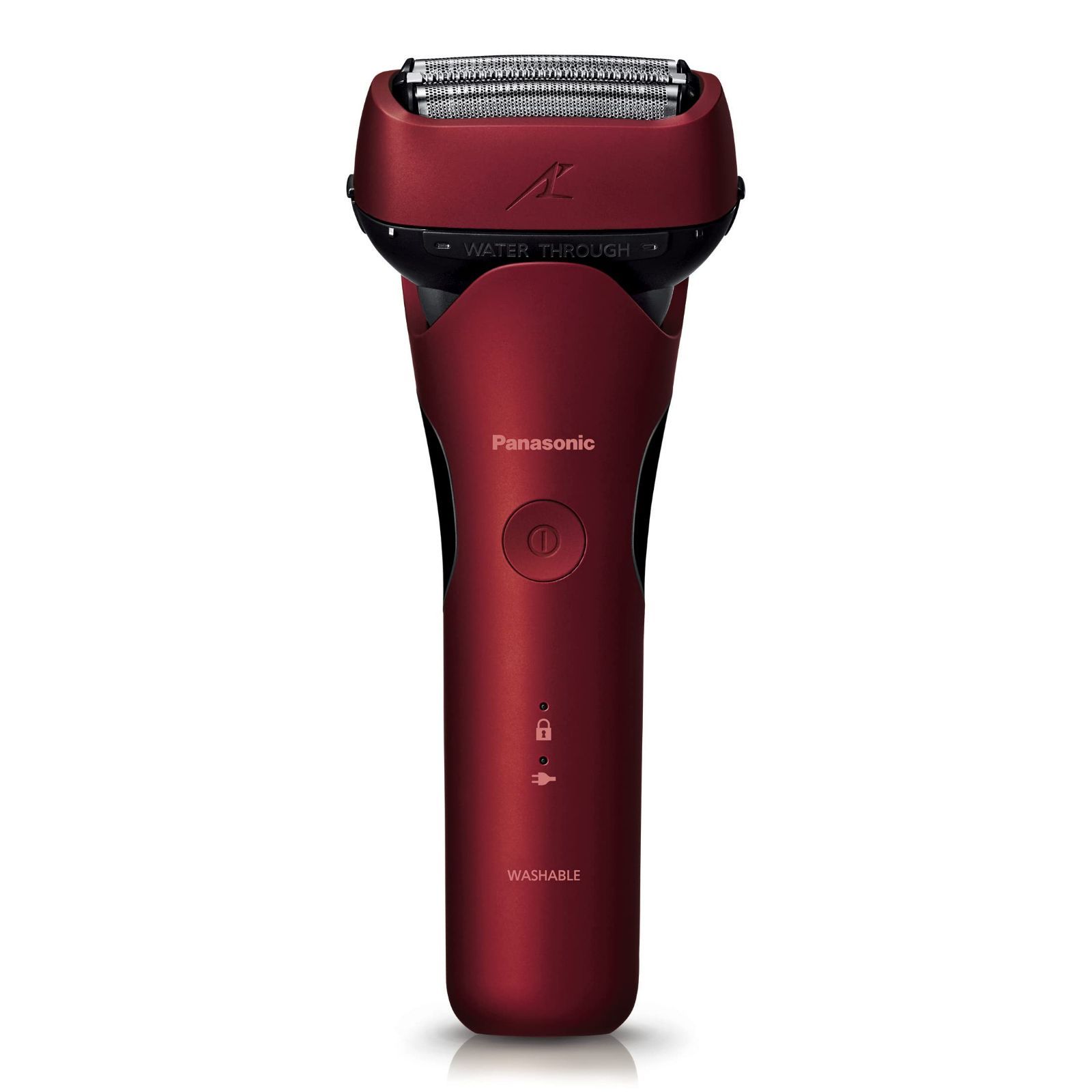 【新着商品】パナソニック メンズシェーバー ラムダッシュ 3枚刃 赤 充電中でも剃れる ES-LT4P-R