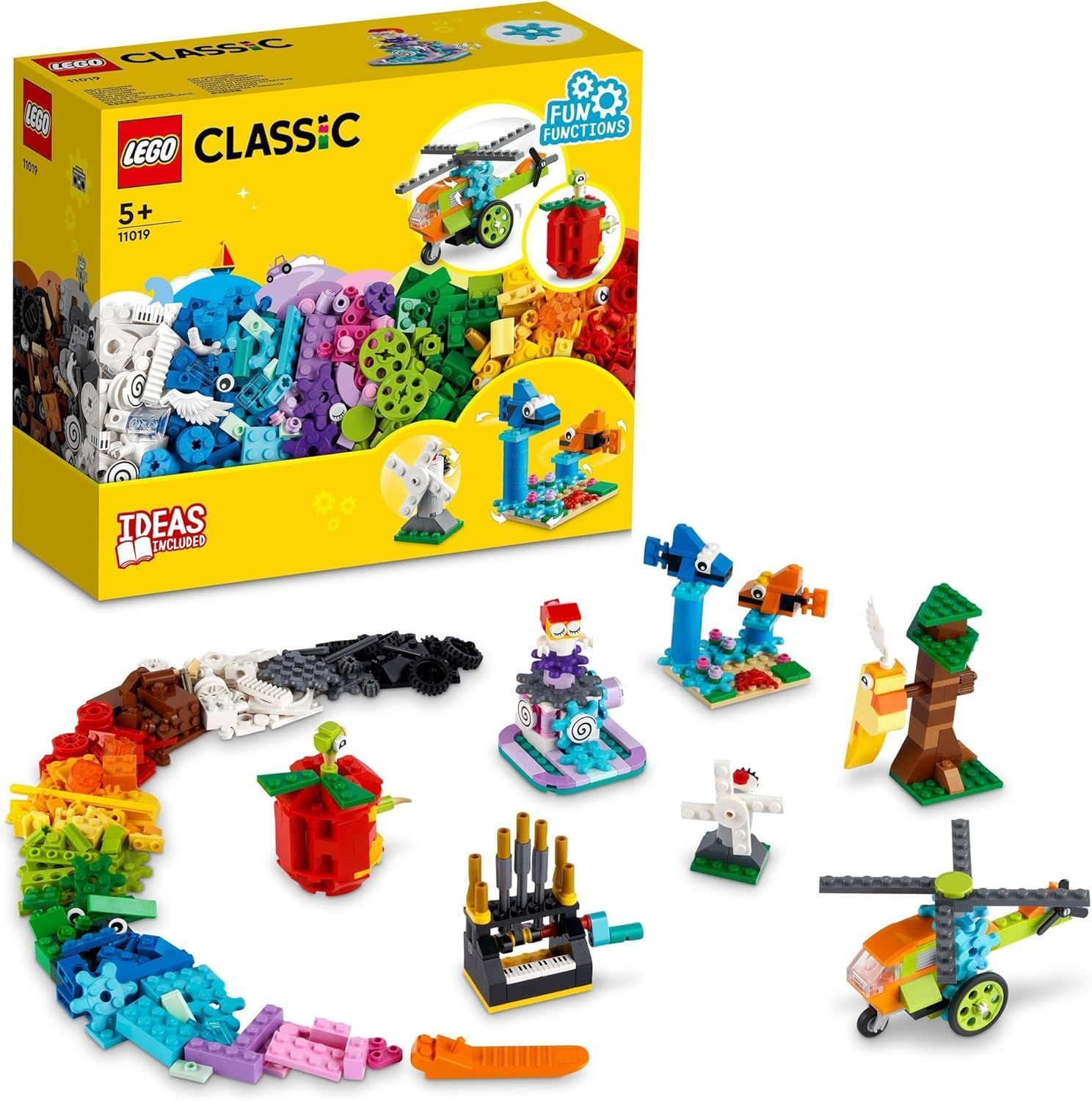 レゴ(LEGO) クラシック アイデアパーツu003cメカニズムu003e 11019 おもちゃ ブロック プレゼント 宝石 クラフト 男の子 女の子 5歳以上