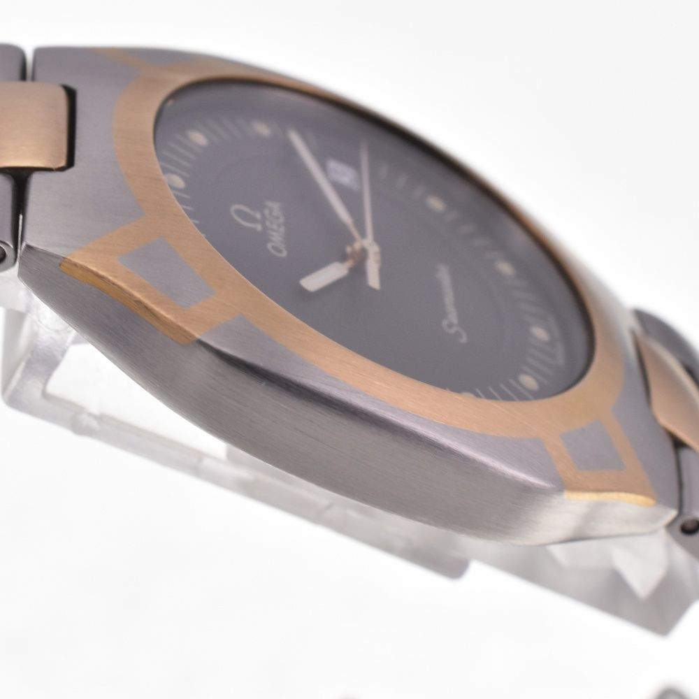 オメガ OMEGA 2510.40 シーマスター ポラリス デイト SS/K18 クォーツ