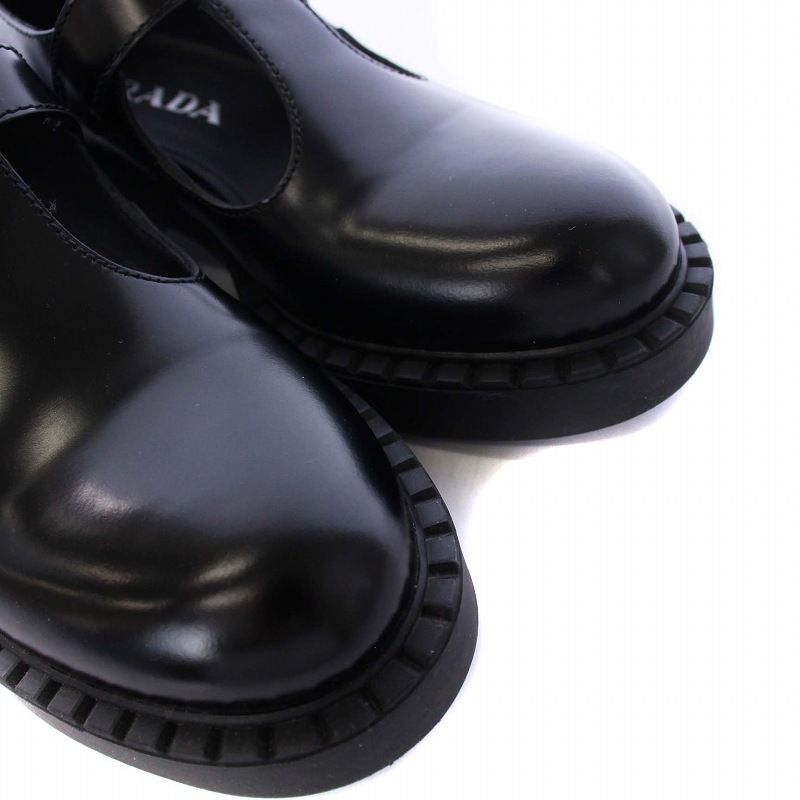 【PRADA】メリージェーン Tストラップシューズ プラダ PRADA Mary Jane T-strap shoes メリージェーン T