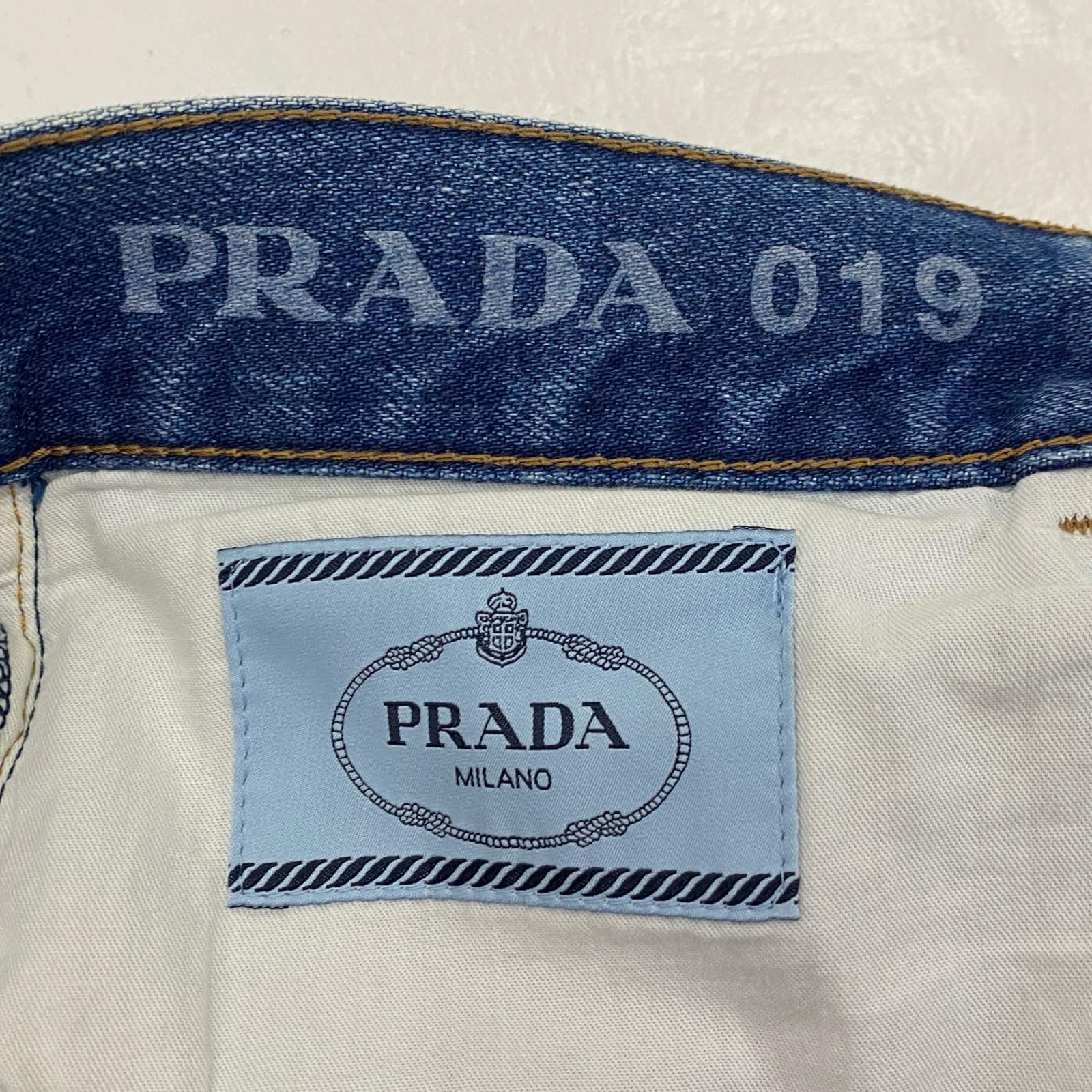 ベルテッドストレートデニムパンツ GEP