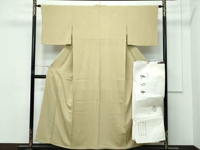 平和屋着物□極上 小紋 舞花文 白地 逸品 CYAA2876s5 平和屋着物□上質