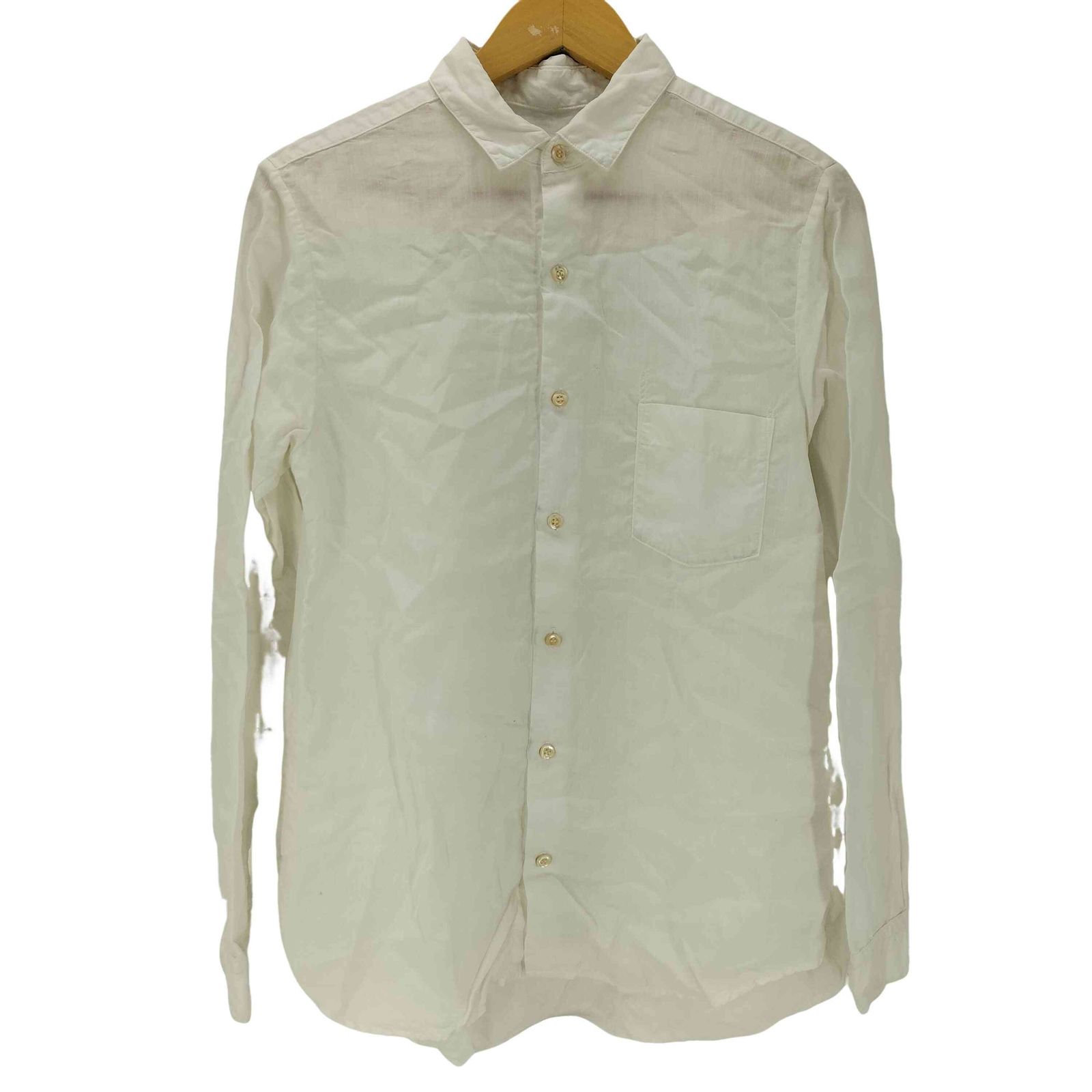 confect コンフェクト／ハイカウントリネンレギュラーカラーシャツ