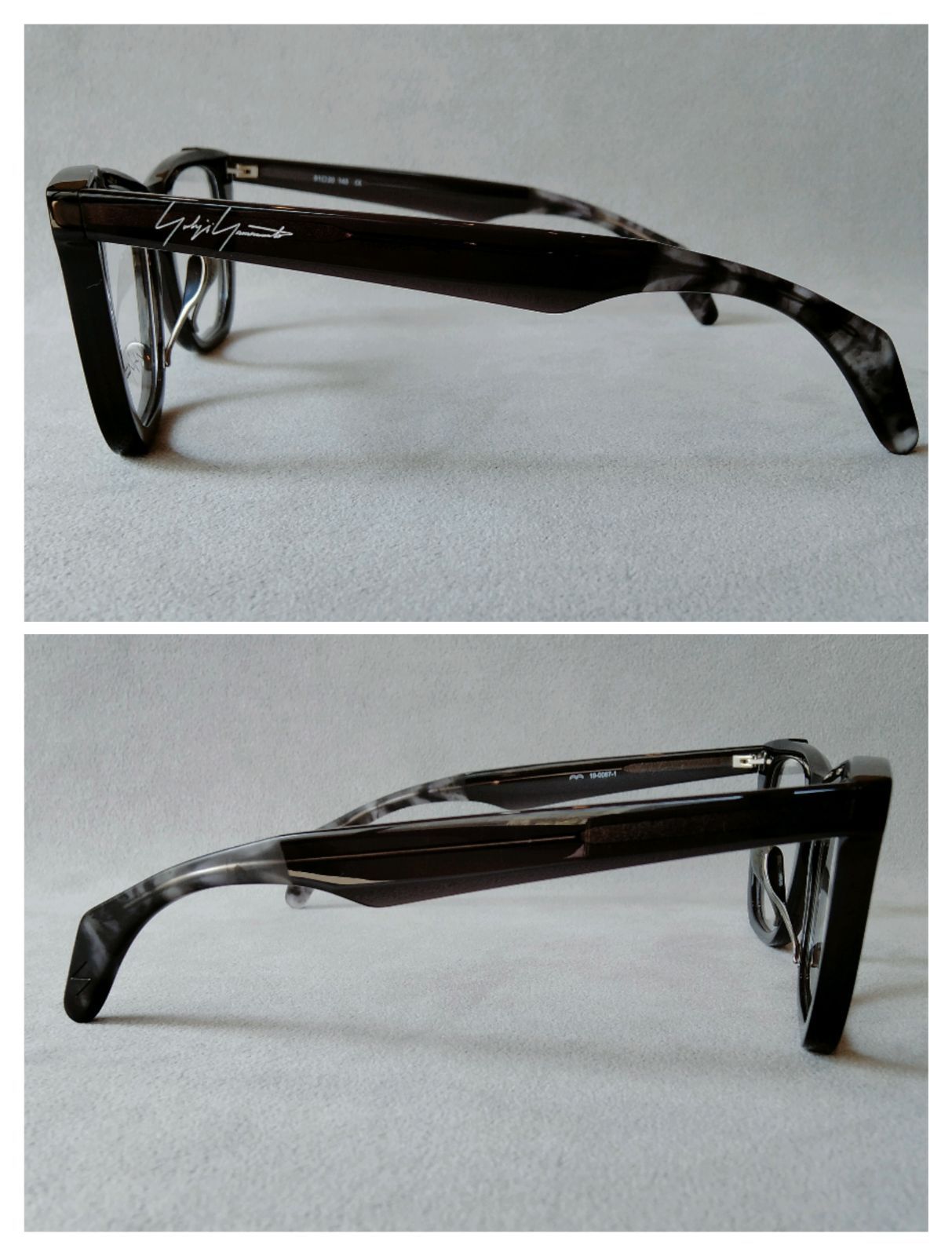 YOHJI YAMAMOTO（ヨウジヤマモト）EYEWEAR 19-0067/1.Clear Black-Fog Black - メルカリ