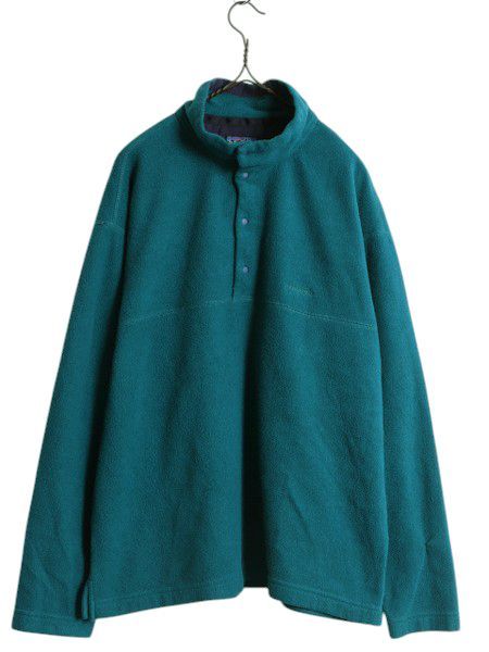 【お得なクーポン配布中!】 90s USA製 パタゴニア エル キャプリーン スナップオーバー メンズ М 古着 Patagonia フリース ジャケット 長袖 Tシャツ ロンT ハイネック