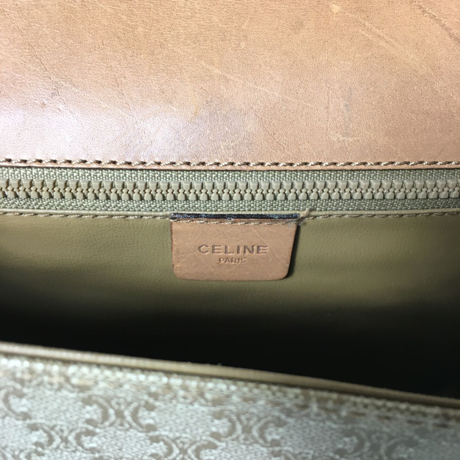 2505-239｜美品｜セリーヌ ショルダーバッグ ブラウン マカダム柄 2505-239｜美品｜セリーヌ ショルダーバッグ ブラウン マカダム