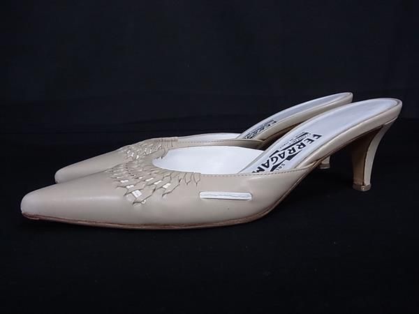 Salvatore ferragamo フェラガモ　ミュール　サンダル　レザー 楽天市場】Salvatore Ferragamo サルヴァトーレフェラガモ Mule