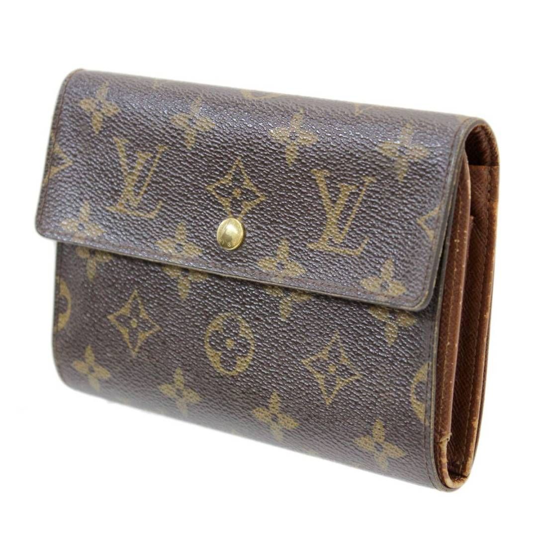 LOUIS VUITTON/ルイヴィトン ポルトトレゾール エテュイシェキエ 三つ折り 財布 M61200 MB0063 モノグラム KA BCランク