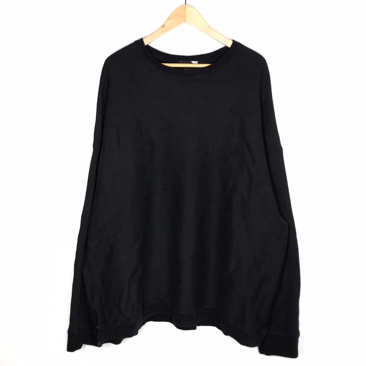 ATON SUVIN GARMENT DYE CREWNECK PULLOVER