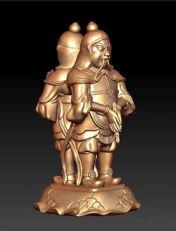 仏像 双身毘沙門天 高さ12cm 商売繁盛 無病息災 福徳 福運 厄除け 仏間 仏壇 ミニチュア仏像 銅器
