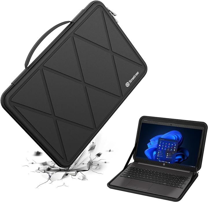 Smatree ハードEVA保護スリーブケース 15.6インチ HP ノートパソコン 15-dw4047nr/15-dy5097nr/15-dy2096nr/15-ef3097nr G9( Black，  For HP 15.6インチ（M85）)