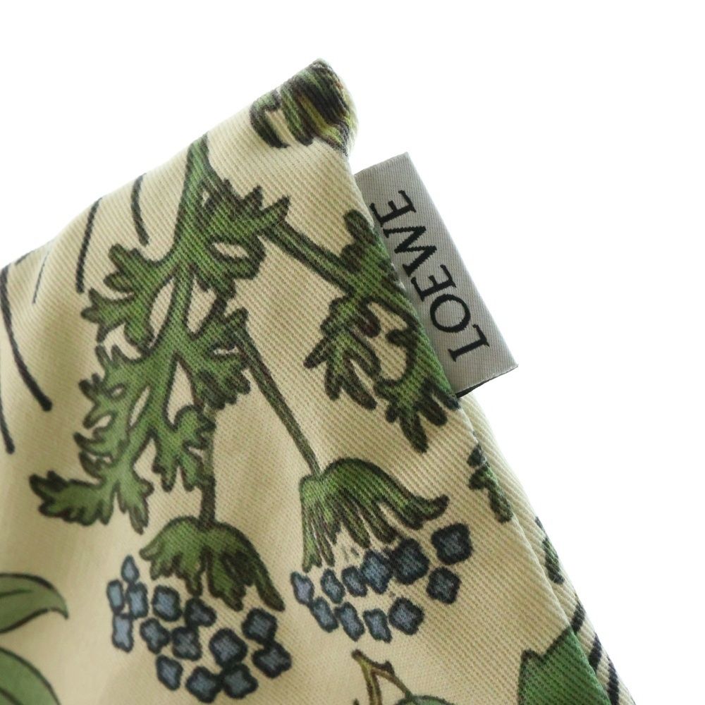  LOEWE ロエベ ハーバリウム ドローストリングポーチ 巾着バッグ フラワープリント キャンバス その他 その他