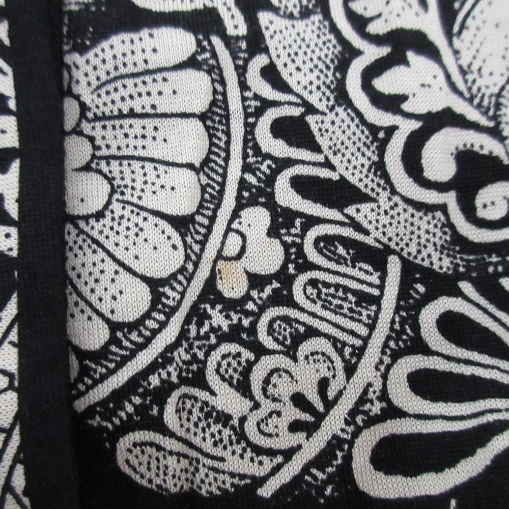 LEONARD レオナール ペイズリー柄 長袖 シルクブレンド ニットシャツ  