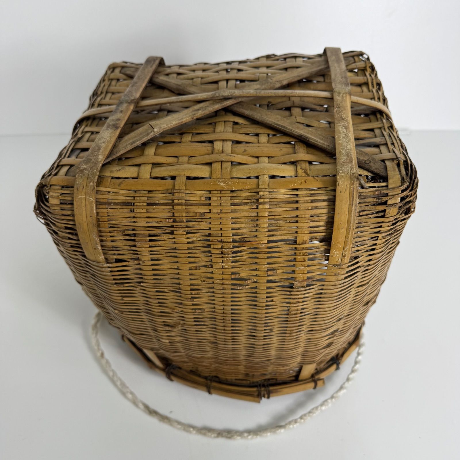 竹籠　収納　明治　アンティーク imgrc0088363096.jpg