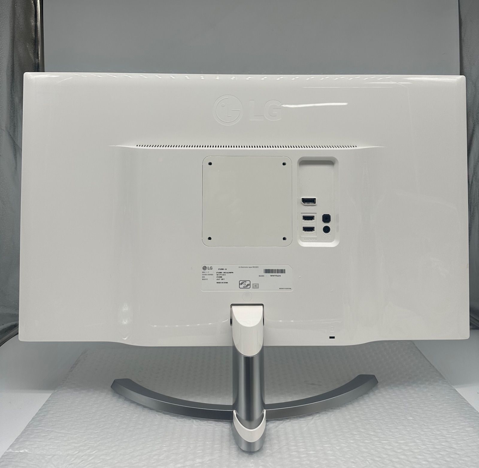 LG モニター ディスプレイ 27UD68-W 27インチ/4K(3840×2160)/IPS 非