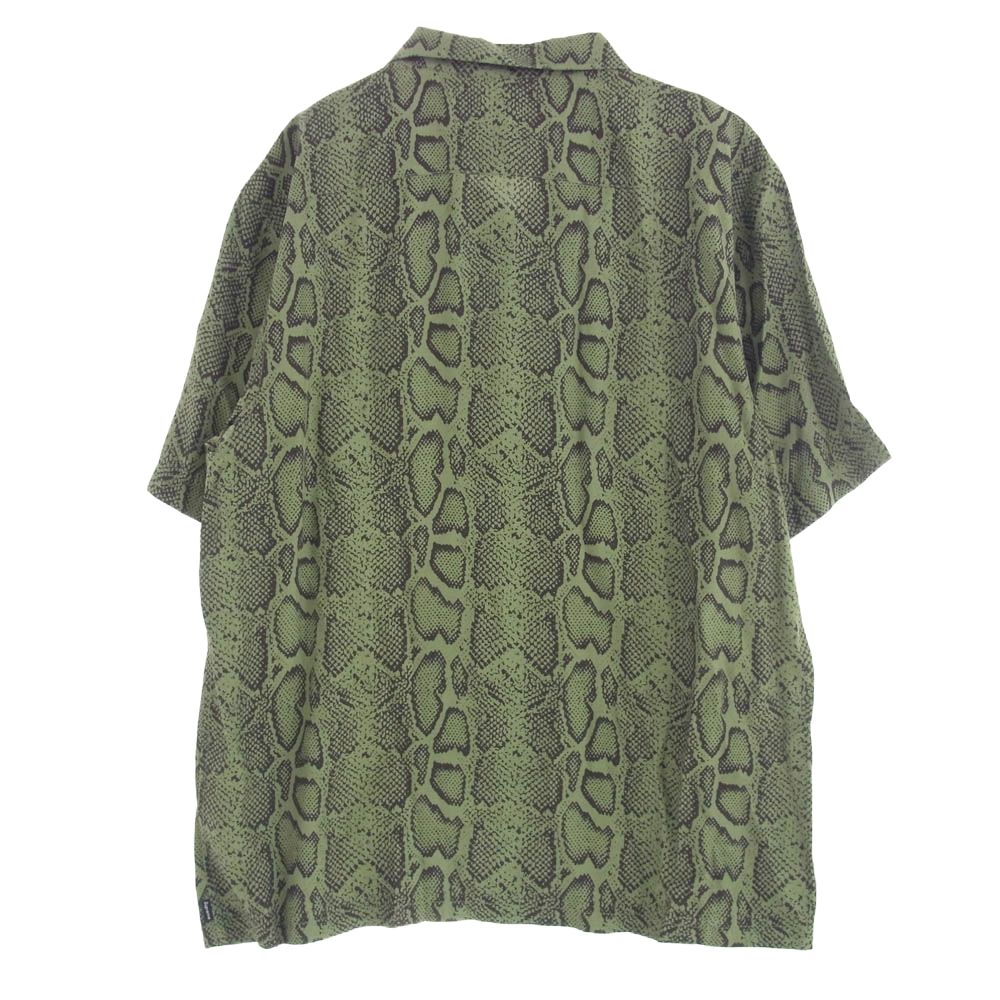 Supreme Snake S/S Shirt S シュプリーム シュプリーム☆ヘビ柄スネークシャツ☆Snake S/S Shirt (Supreme