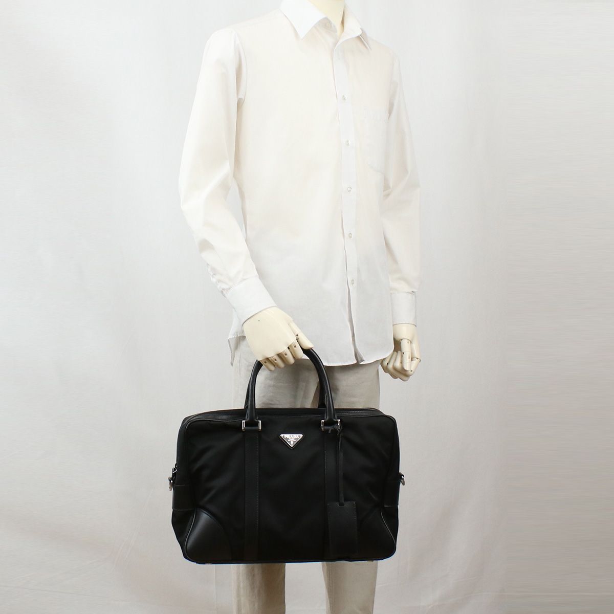 PRADA プラダ ビジネスバッグ VA0983 ブリーフケース ナイロン【中古
