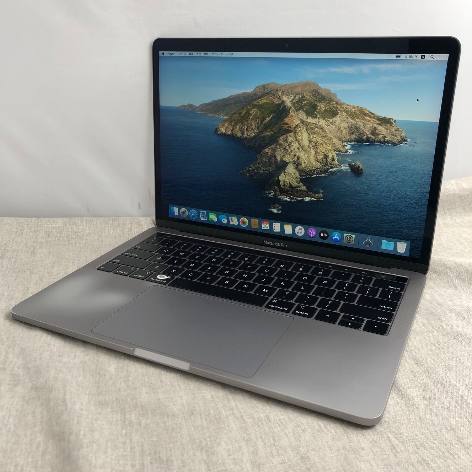ジャンク品・本体のみApple MacBook Pro (13インチ， 2019)【Touch Bar・i5・16GB・256GB】画面表示異常 他 A2159 EMC3301/LT-JUNK-240319（196453）
