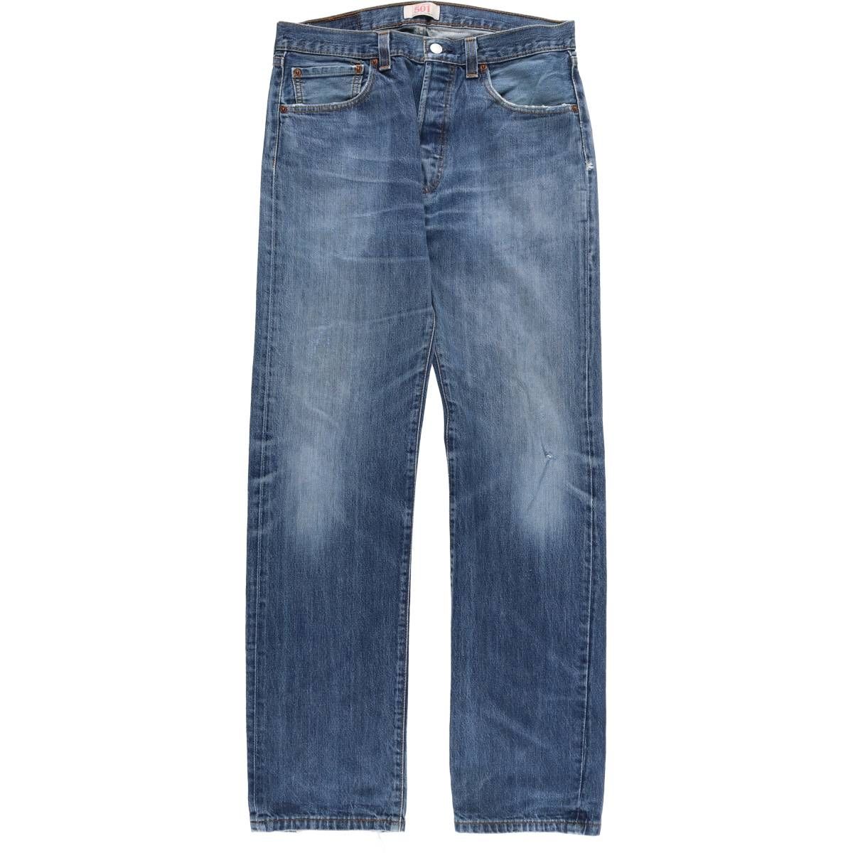 古着 リーバイス Levi s リーバイス501 STRAIGHT LEG BUTTON-FLY ユーロモデル ストレートデニムパンツ メンズw33相当|eaa539230