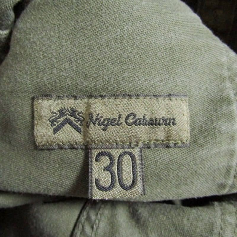 NIGEL CABOURN ナイジェルケーボン ファティーグパンツ 8020000000 BURMA FATIGUE PANT コットン ミリタリー  オリーブ 30 27106707