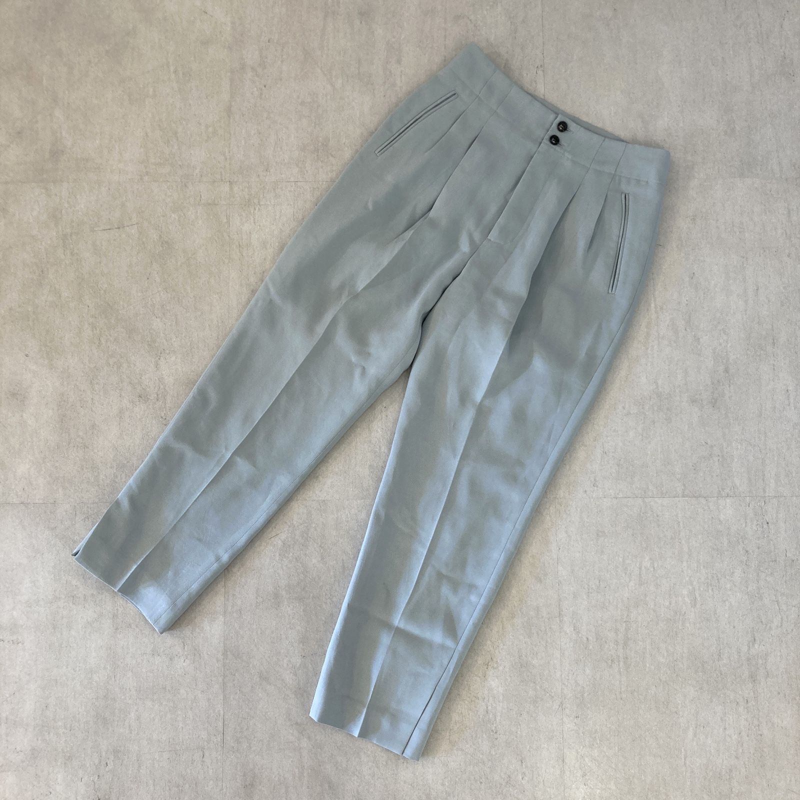 スピックアンドスパン　ナチュラルストレッチテーパードパンツ 38 ベージュ スピックアンドスパン ナチュラルストレッチテーパードパンツ 38
