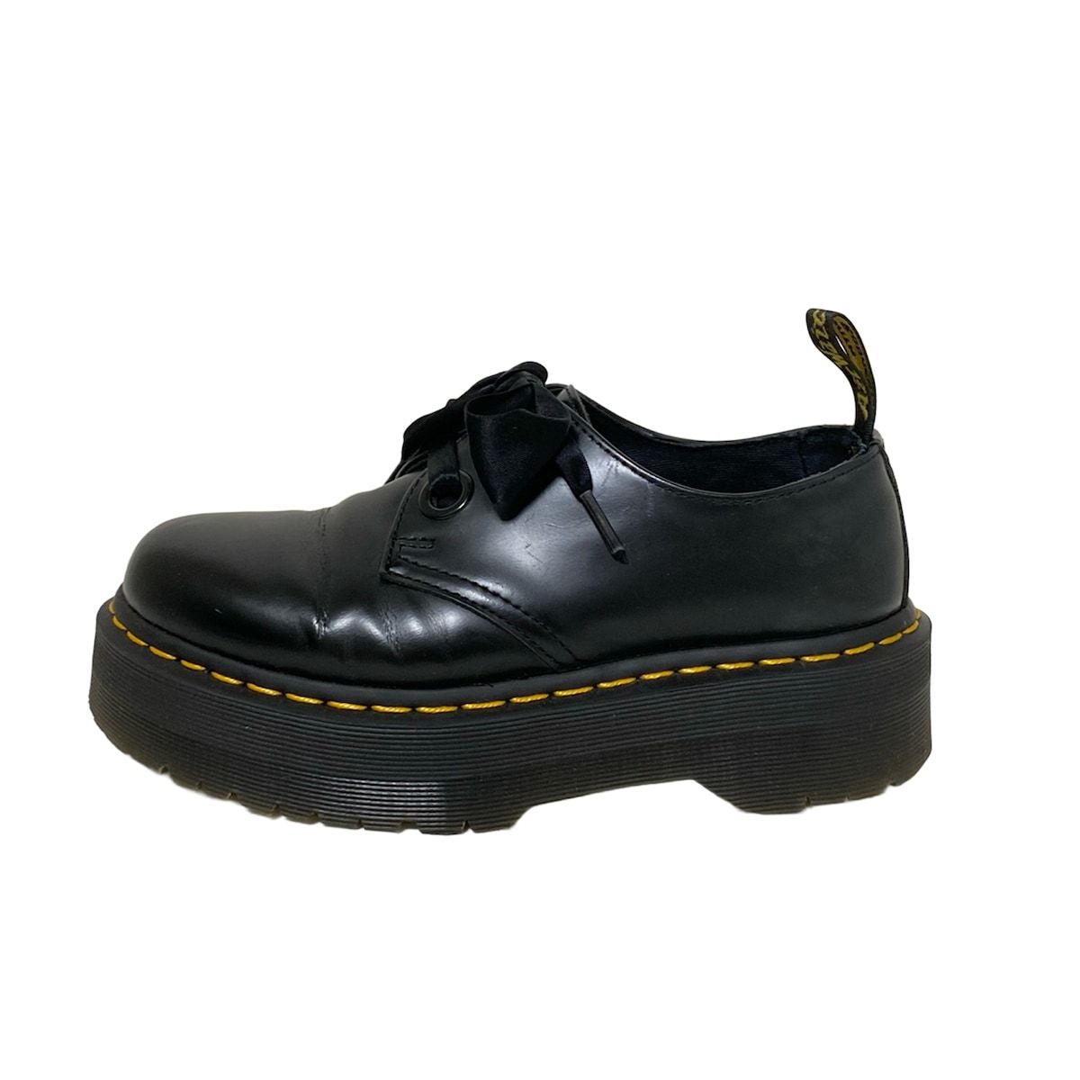 Dr.Martens ドクターマーチン シューズ UK4 レディース - 黒 ウェッジソール レザー