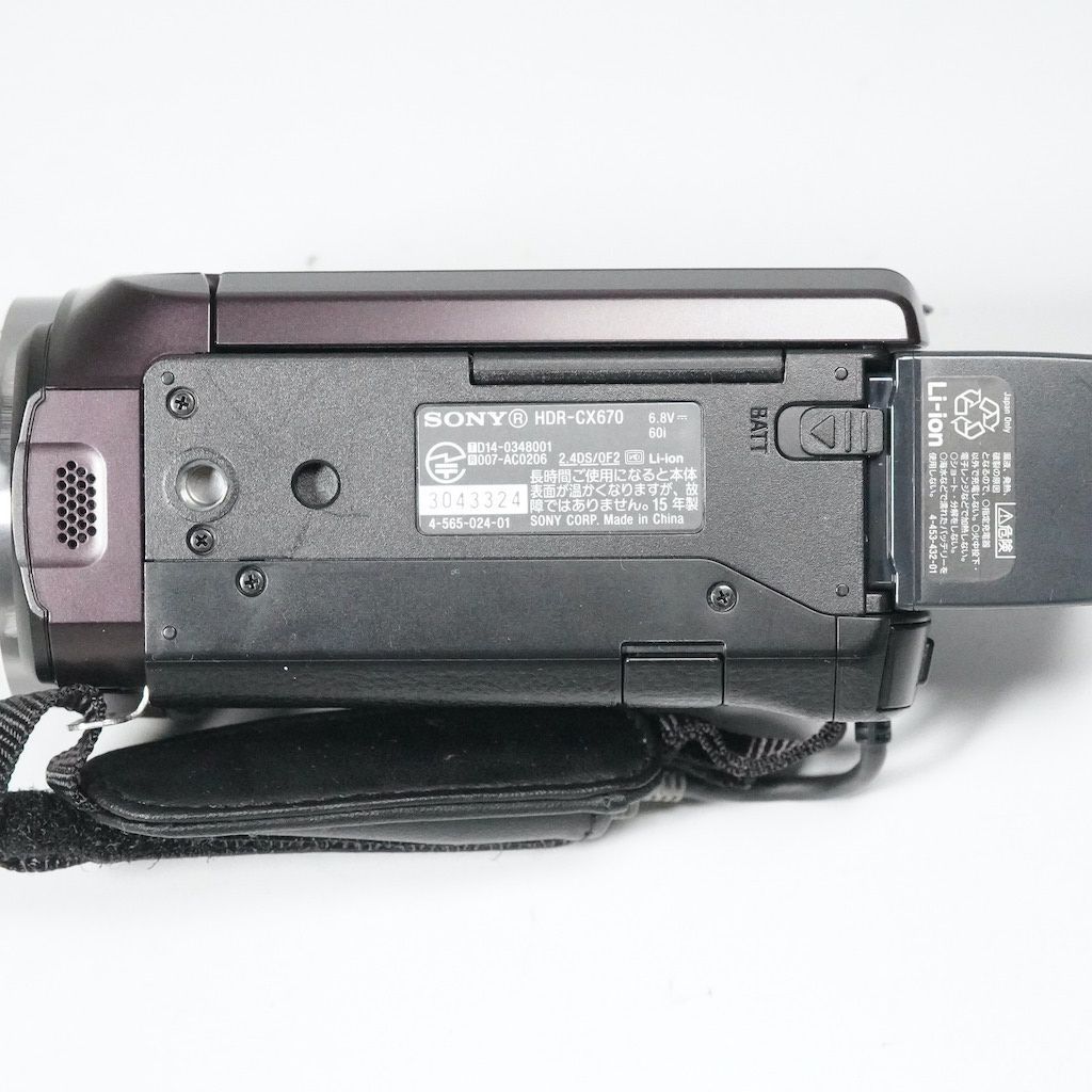 SONY ソニー HDR-CX670 ブラウン 動作OK 返金保証 /2313 SONY HDR