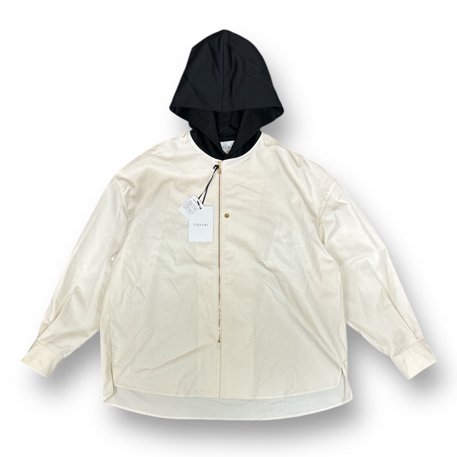 定価37400円 新品 CULLNI 23AW Chino Front Zip Hoodie チノフロント 