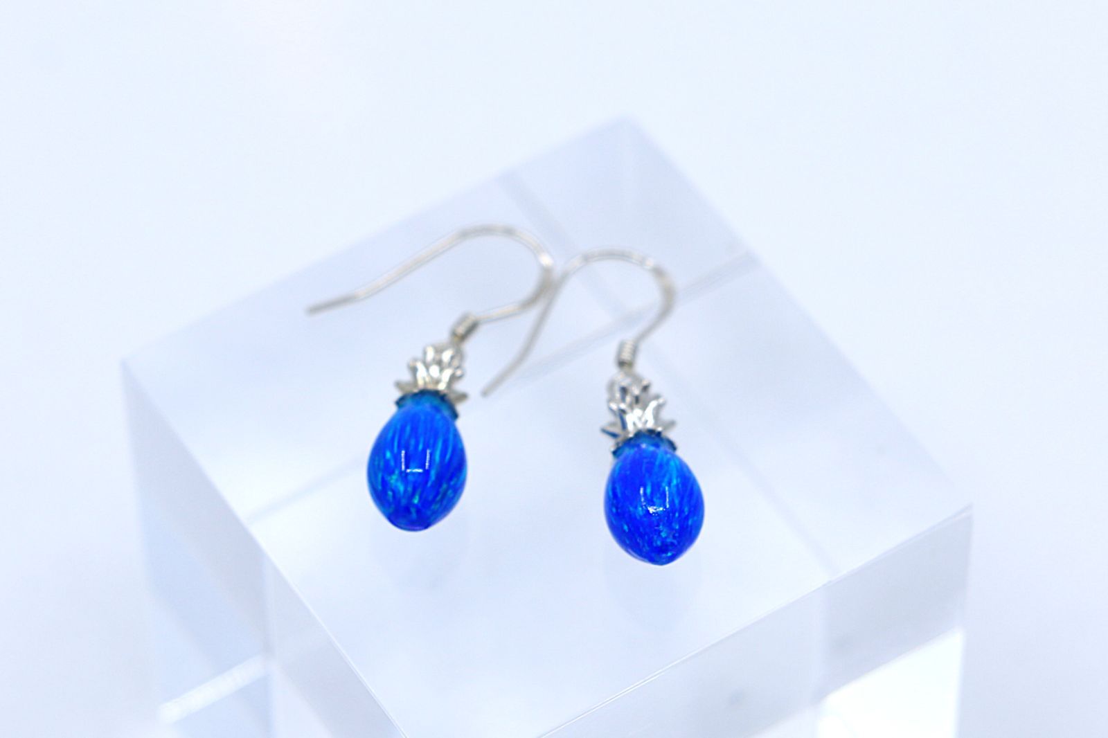 ピアス パイナップル ブルーオパール シルバー ハワイアンジュエリー ハワジュ SSE154BOPH