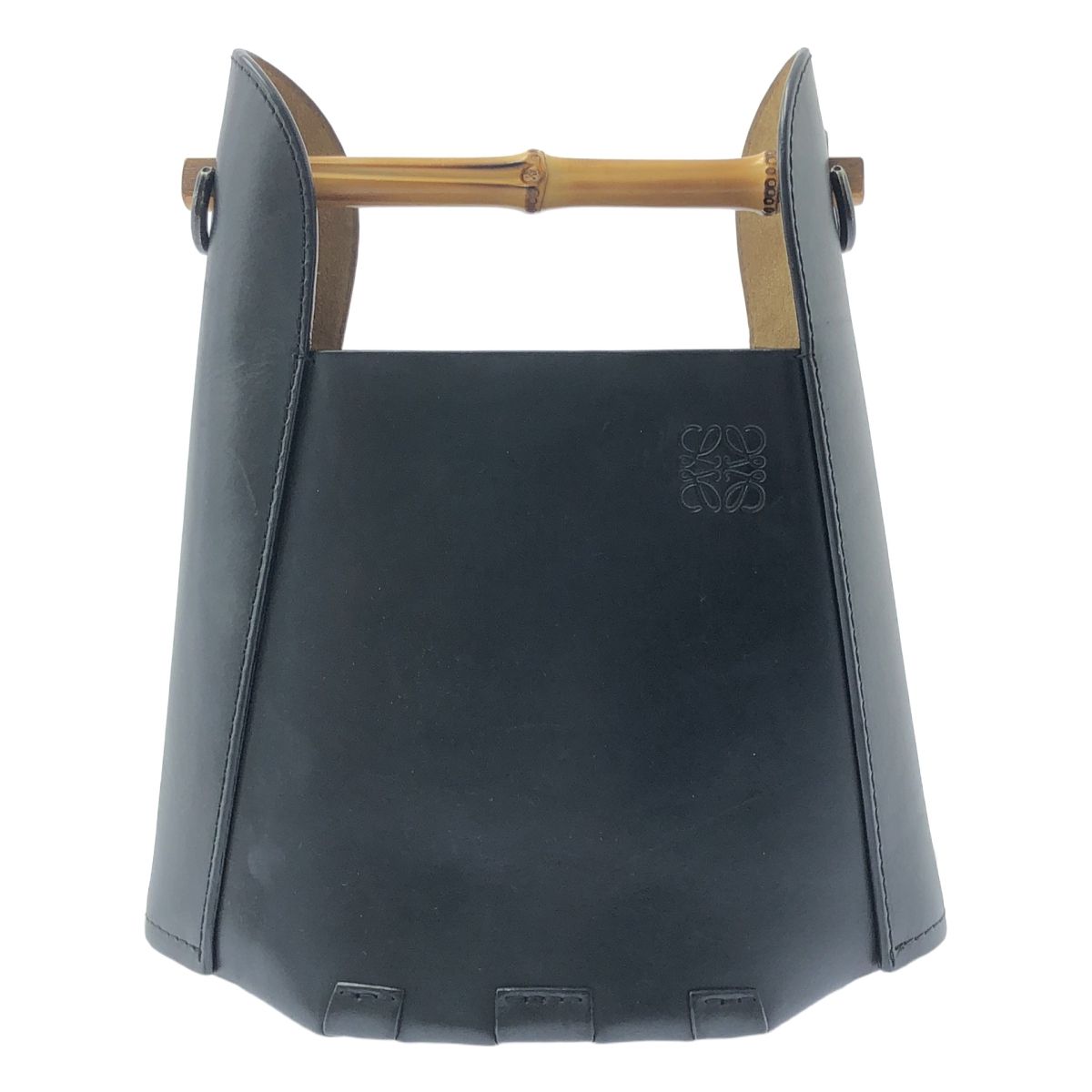 美品】 LOEWE / ロエベ | アナグラム ロゴ レザー バンブー
