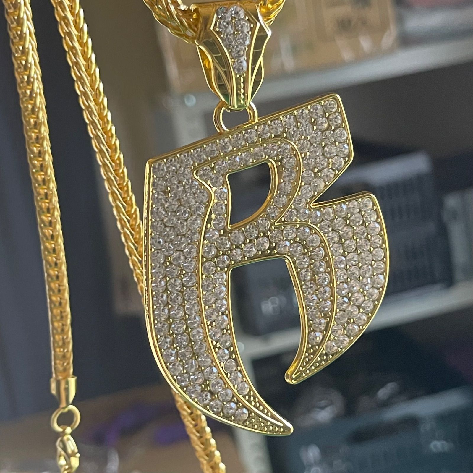 RUFF RYDERS ラフライダー チェーンネックレス アイスペンダント DMX