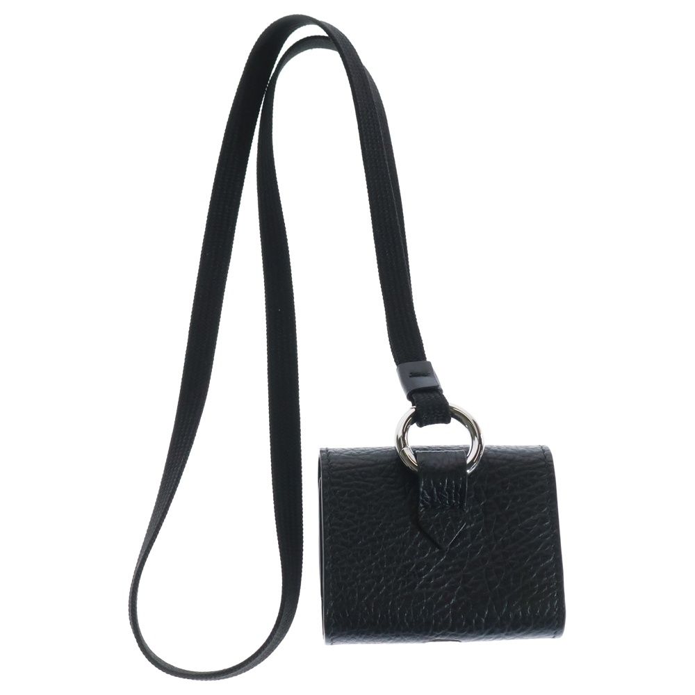 Maison Margiela メゾンマルジェラ 24SS AIR PODS CASE ネックストラップ エアーポッズケース SA1VZ0022 ブラック
