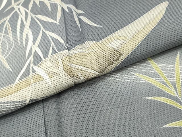 平和屋着物▽訪問着 単衣 名所風景文 暈し染め 正絹 逸品