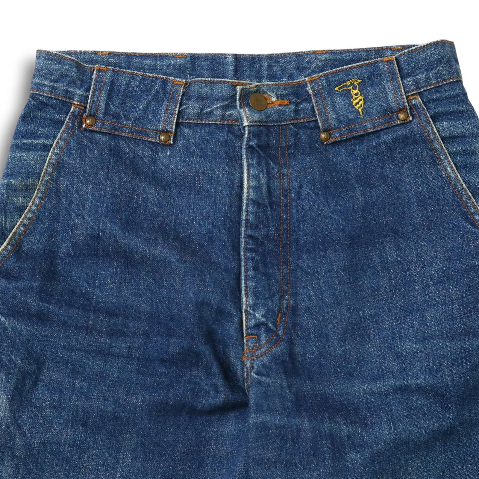 TRUSSARDI JEANS トラサルディ ジーンズ 通年 ロゴ刺繍☆ USED