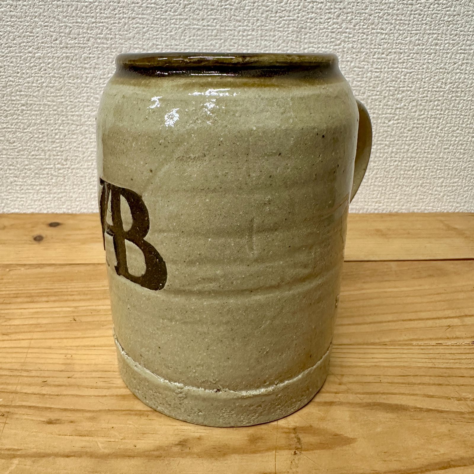 ヴィンテージ 益子焼 人間国宝 濱田庄司 アサヒビールコラボ ABビア
