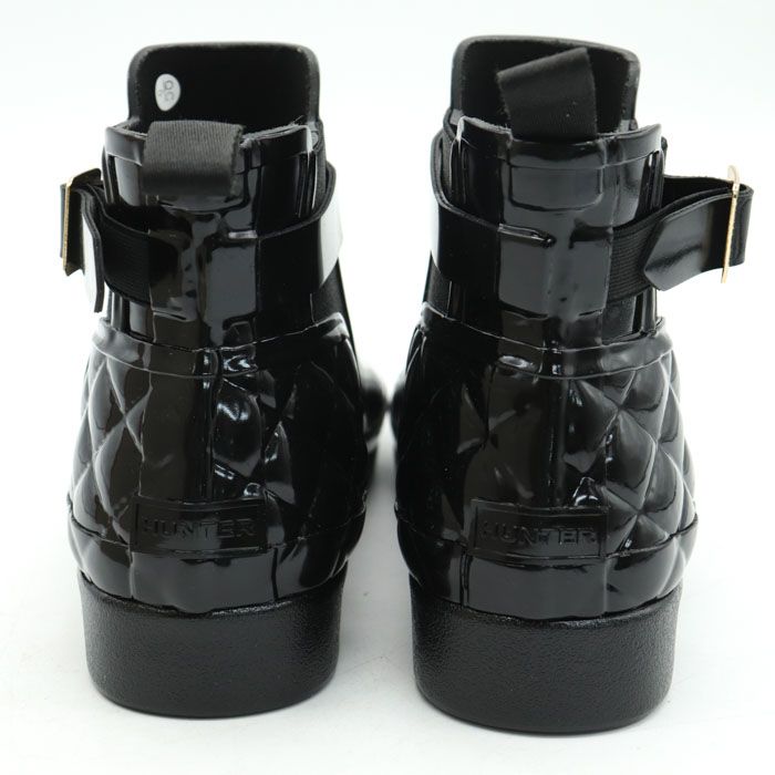 ハンター レインブーツ 未使用 リファインド グロス キルテッド