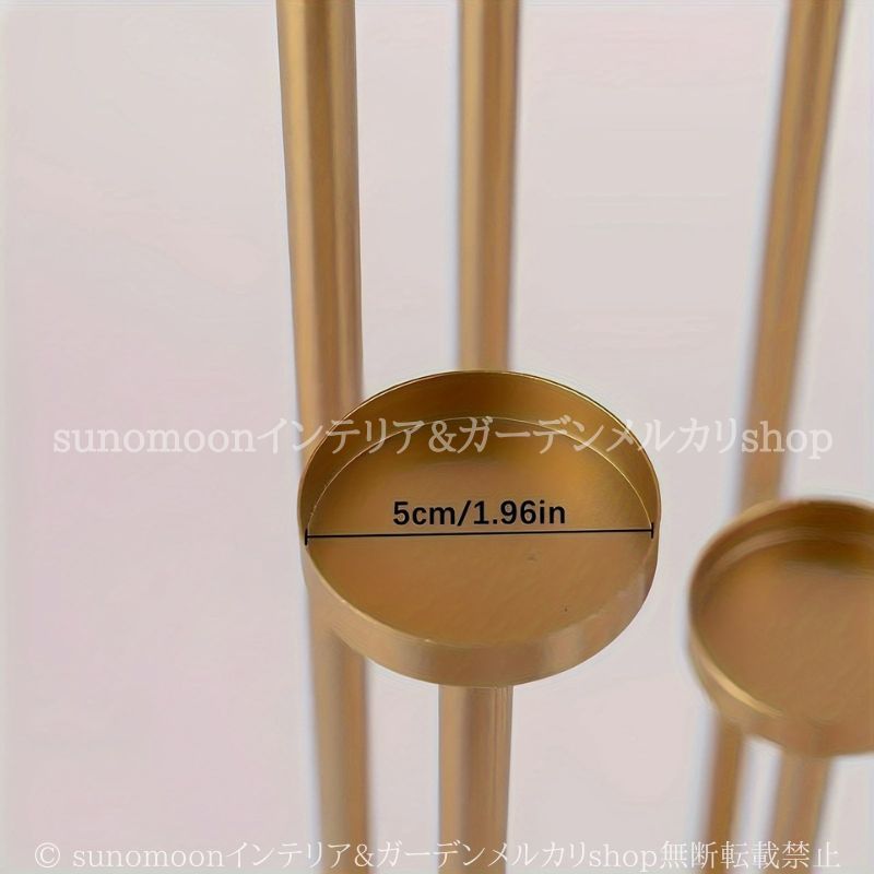 キャンドルホルダー 北欧 ヴィンテージ調 ロウソク スタンド 多肢 燭台 カンデラブラ おしゃれ かわいい インテリア 蝋燭 黒 ゴールド NEXPOTALLINN_EU