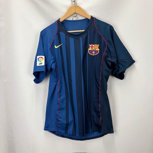 バルセロナ　NIKE サッカー　ユニフォーム　古着　90s 90s NIKE/98-99 FCバルセロナ ユニフォーム/L/ブルー×レッド