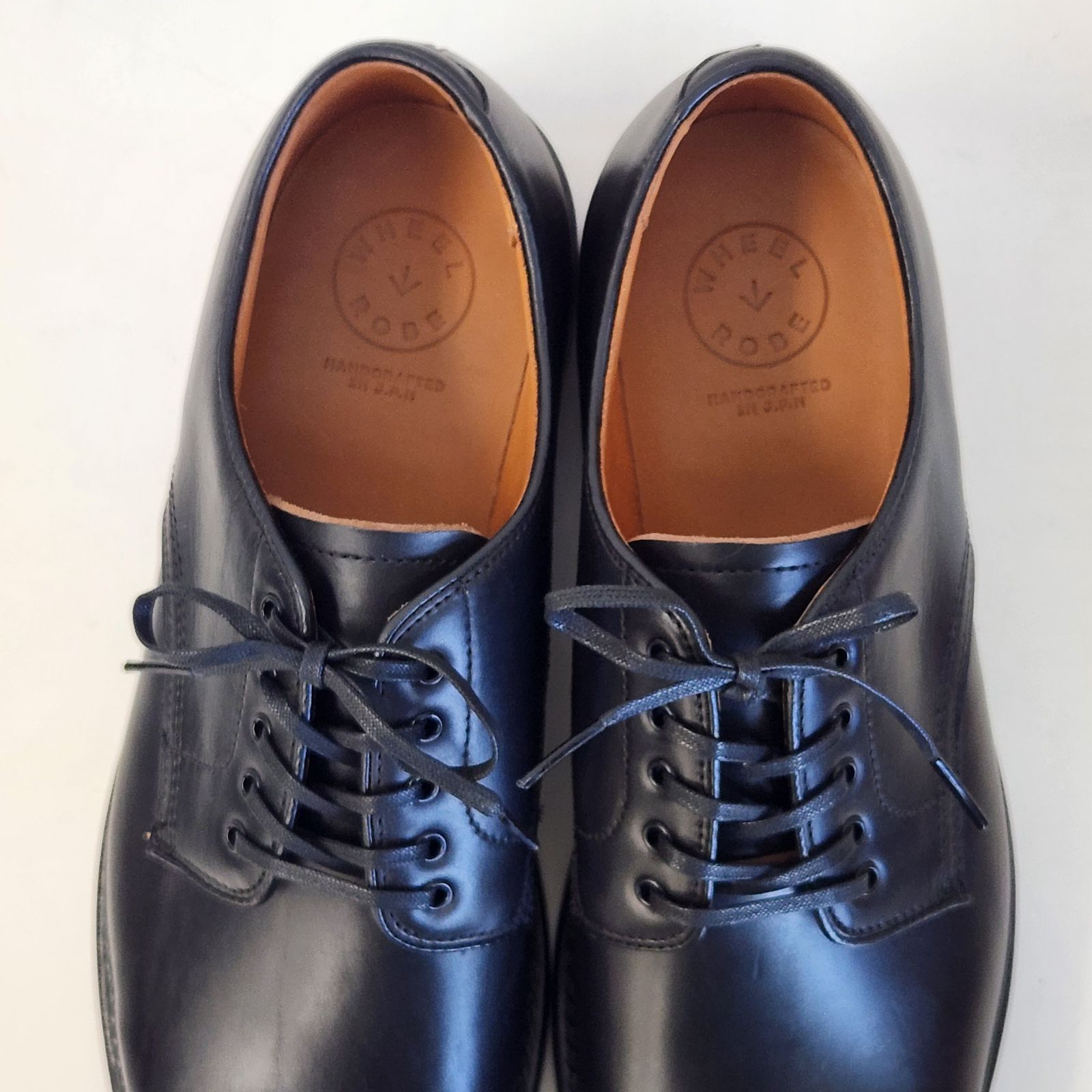 靴 Wheel Robe PLAIN TOE DERBY BLACK 7D 15075WS PLAIN TOE DERBY BLACK – WHEELROBE