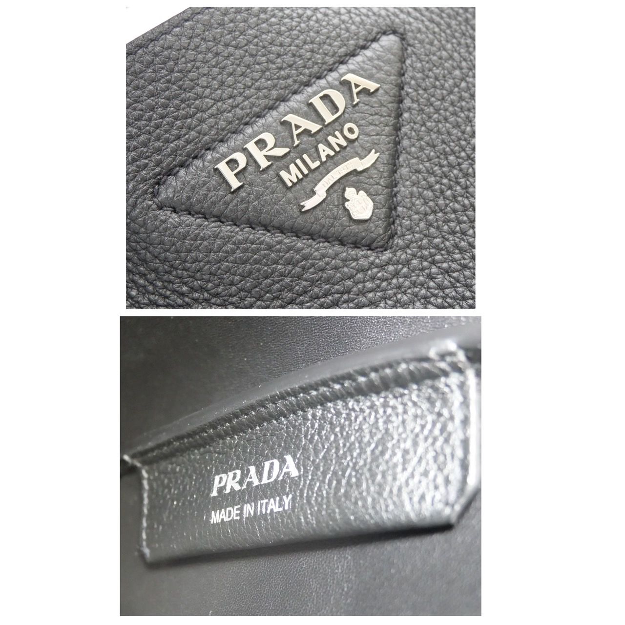 未使用品】PRADA プラダ ヴィッテロダイノ ソフトレザー ミディアム 